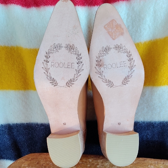 Roolee Brown Leather Ankle Boots Women's Size 10 - Picture 12 of 12